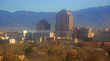 Weather camera view of KOB-TV.