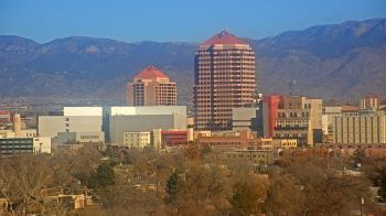 Weather camera view of KOB-TV.