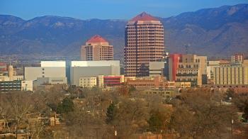 Weather camera view of KOB-TV.