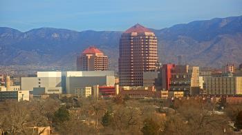 Weather camera view of KOB-TV.