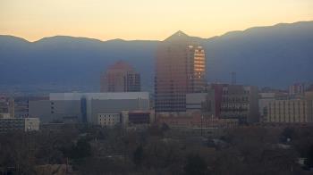 Weather camera view of KOB-TV.