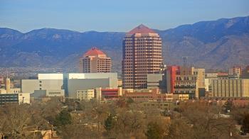 Weather camera view of KOB-TV.