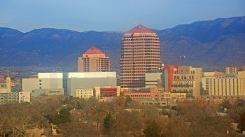 Weather camera view of KOB-TV.