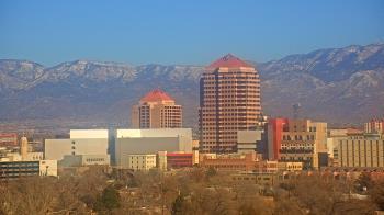 Weather camera view of KOB-TV.