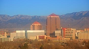 Weather camera view of KOB-TV.