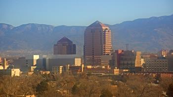 Weather camera view of KOB-TV.