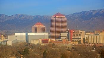 Weather camera view of KOB-TV.