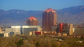 Weather camera view of KOB-TV.