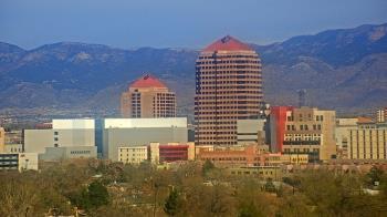 Weather camera view of KOB-TV.