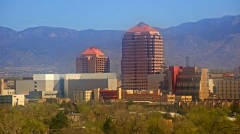 Weather camera view of KOB-TV.