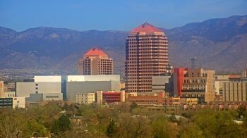 Weather camera view of KOB-TV.