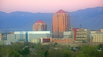 Weather camera view of KOB-TV.