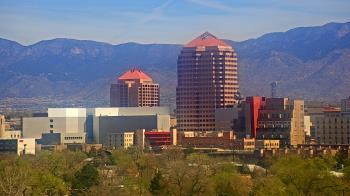 Weather camera view of KOB-TV.