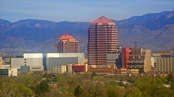 Weather camera view of KOB-TV.