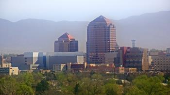 Weather camera view of KOB-TV.