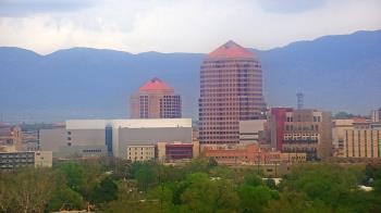 Weather camera view of KOB-TV.