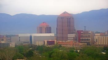 Weather camera view of KOB-TV.