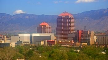 Weather camera view of KOB-TV.