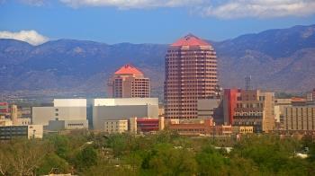 Weather camera view of KOB-TV.