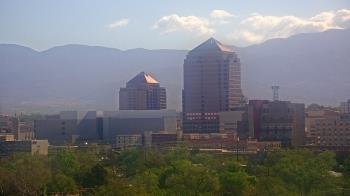 Weather camera view of KOB-TV.