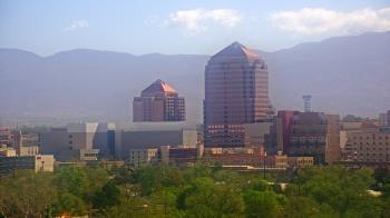 Weather camera view of KOB-TV.