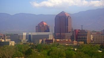 Weather camera view of KOB-TV.