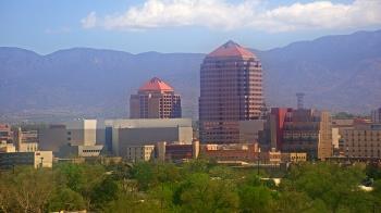 Weather camera view of KOB-TV.