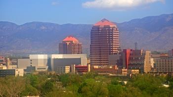 Weather camera view of KOB-TV.