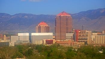 Weather camera view of KOB-TV.