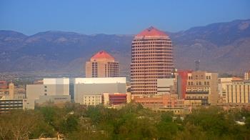 Weather camera view of KOB-TV.