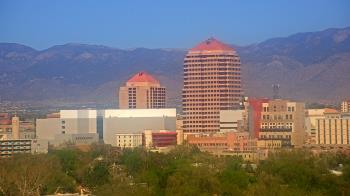 Weather camera view of KOB-TV.