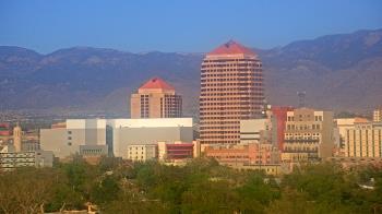 Weather camera view of KOB-TV.