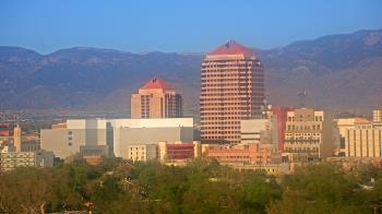 Weather camera view of KOB-TV.