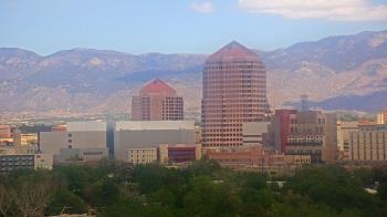 Weather camera view of KOB-TV.