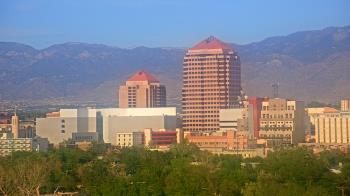 Weather camera view of KOB-TV.