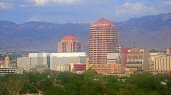 Weather camera view of KOB-TV.