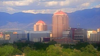 Weather camera view of KOB-TV.