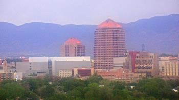 Weather camera view of KOB-TV.