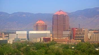 Weather camera view of KOB-TV.