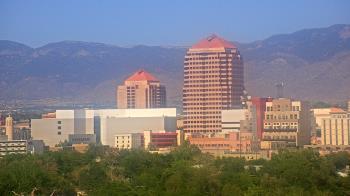 Weather camera view of KOB-TV.