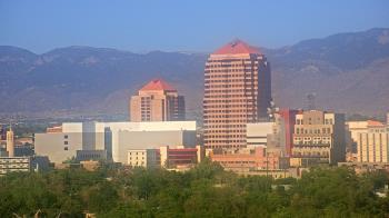Weather camera view of KOB-TV.