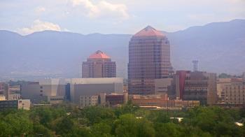Weather camera view of KOB-TV.
