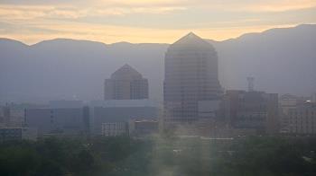Weather camera view of KOB-TV.
