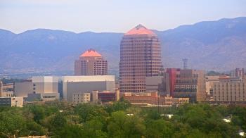 Weather camera view of KOB-TV.