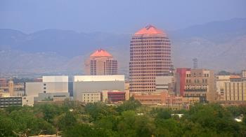 Weather camera view of KOB-TV.