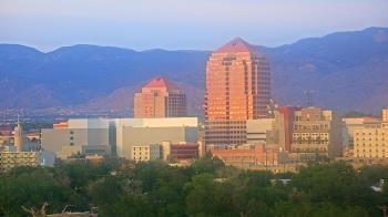 Weather camera view of KOB-TV.