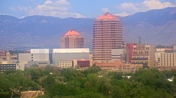 Weather camera view of KOB-TV.