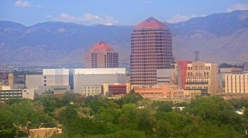 Weather camera view of KOB-TV.