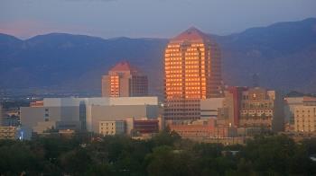 Weather camera view of KOB-TV.