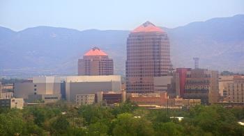 Weather camera view of KOB-TV.